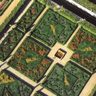 Франция, сад на территории Chateau de Villandry